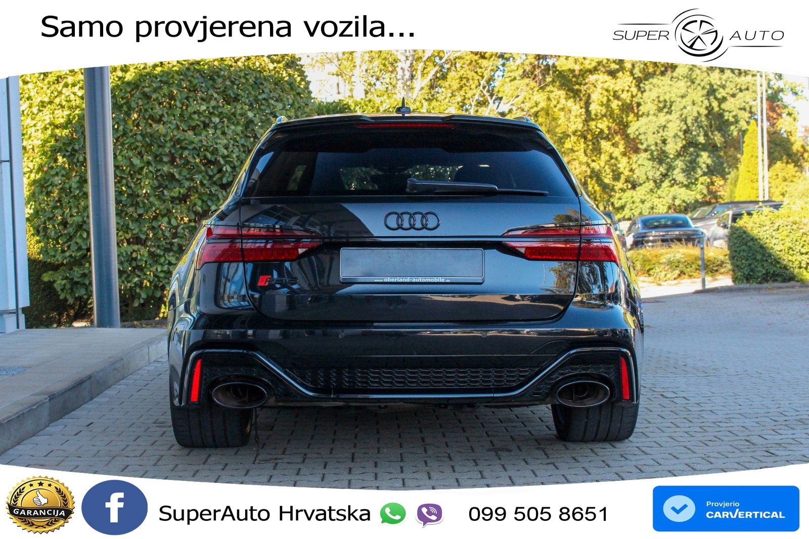 Audi RS6 Avant 4.0 TFSI V8 performance (630 KS)  quattro tiptronic LED+GR SJED+ACC