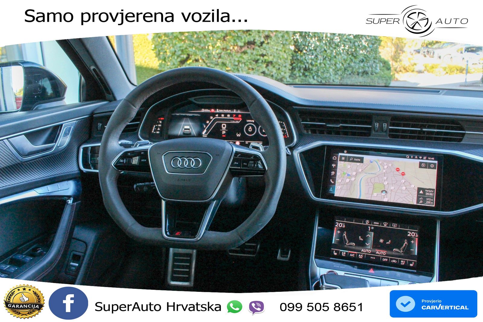 Audi RS6 Avant 4.0 TFSI V8 performance (630 KS)  quattro tiptronic LED+GR SJED+ACC