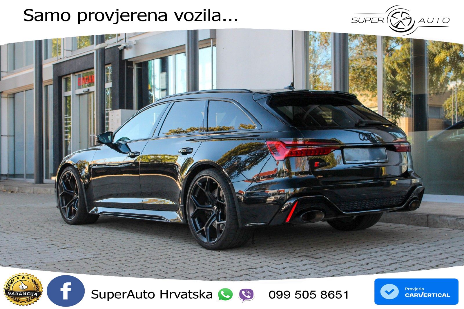 Audi RS6 Avant 4.0 TFSI V8 performance (630 KS)  quattro tiptronic LED+GR SJED+ACC