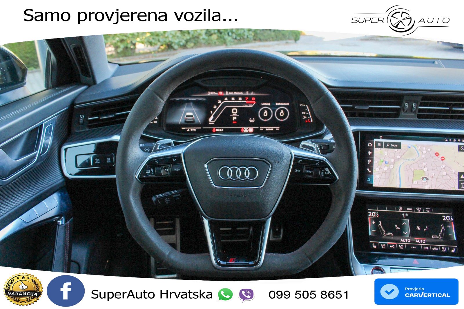 Audi RS6 Avant 4.0 TFSI V8 performance (630 KS)  quattro tiptronic LED+GR SJED+ACC