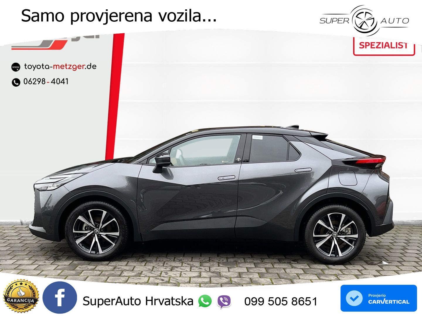 Toyota C-HR 2.0 (198 KS) Hybrid e-CVT Teamplayer LED+GR SJED+ACC