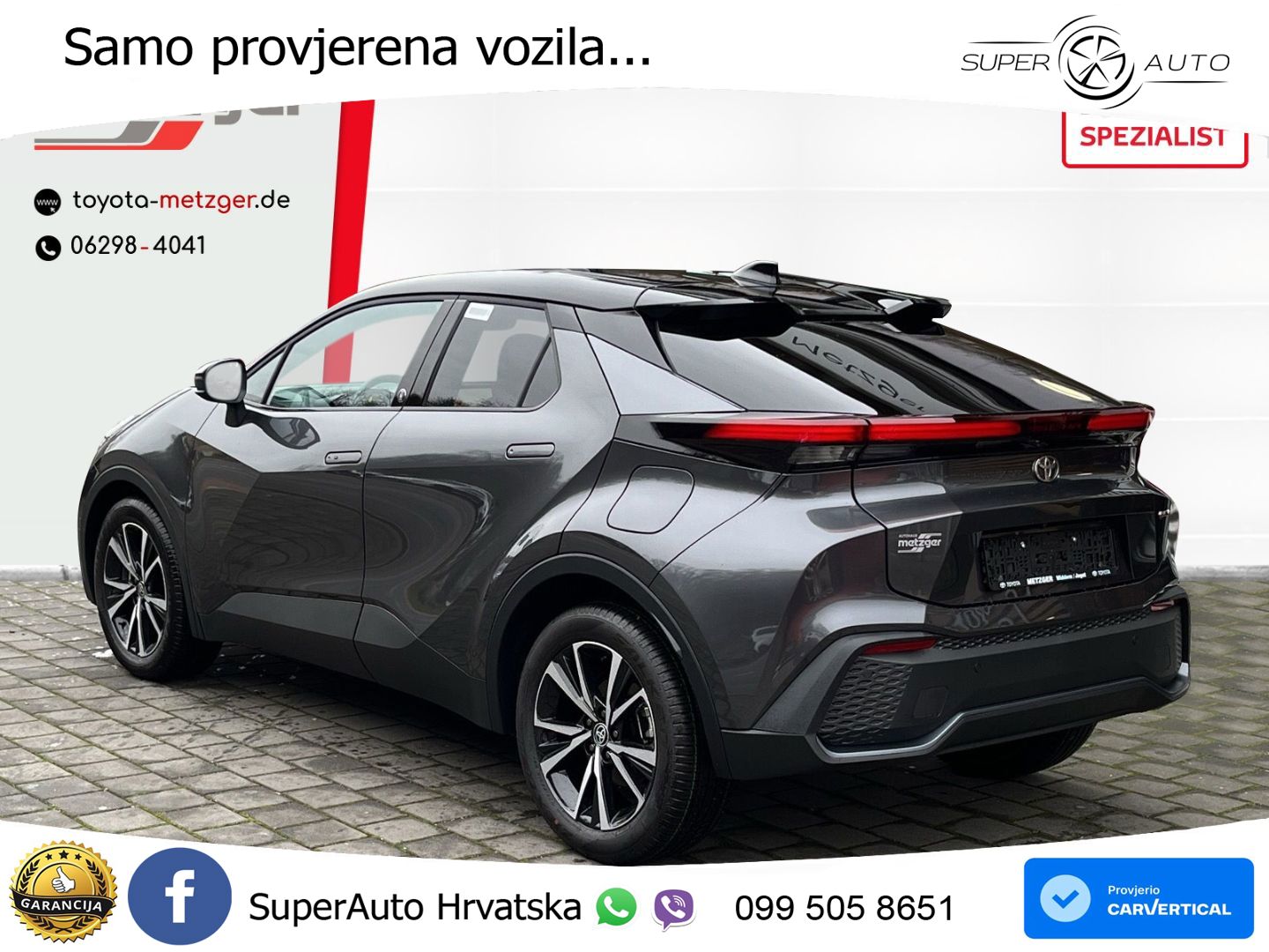 Toyota C-HR 2.0 (198 KS) Hybrid e-CVT Teamplayer LED+GR SJED+ACC