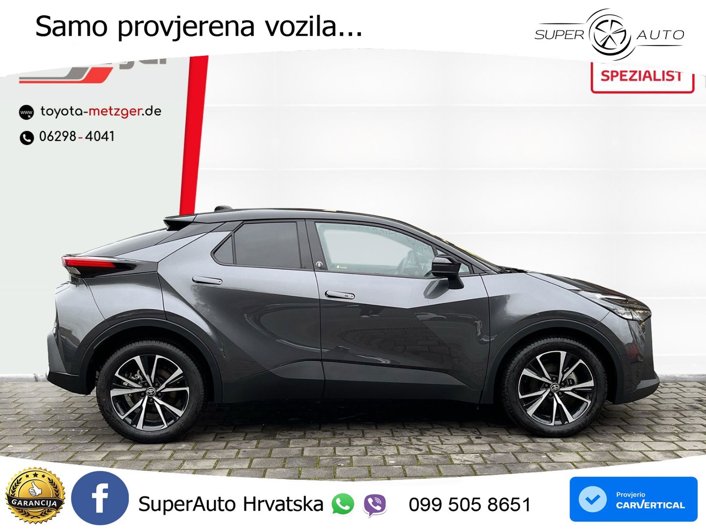 Toyota C-HR 2.0 (198 KS) Hybrid e-CVT Teamplayer LED+GR SJED+ACC