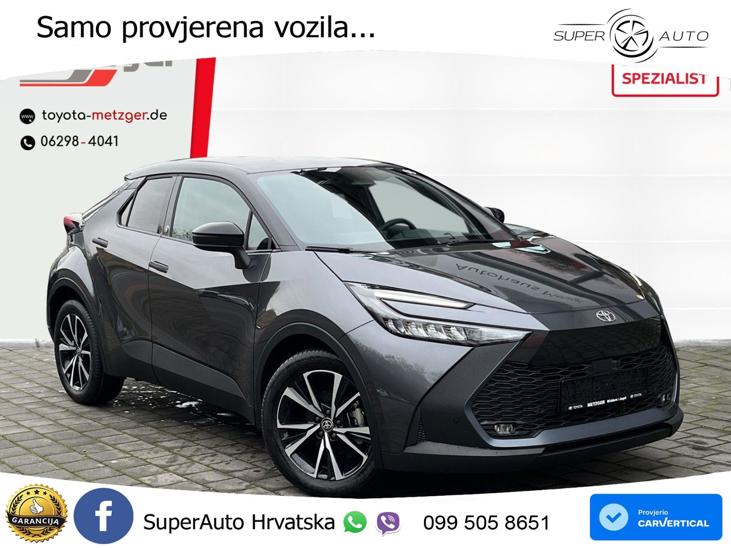 Toyota C-HR 2.0 (198 KS) Hybrid e-CVT Teamplayer LED+GR SJED+ACC