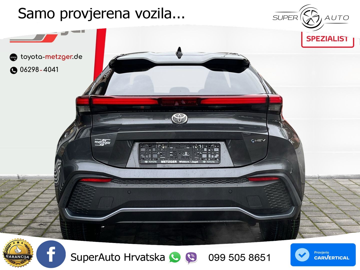 Toyota C-HR 2.0 (198 KS) Hybrid e-CVT Teamplayer LED+GR SJED+ACC