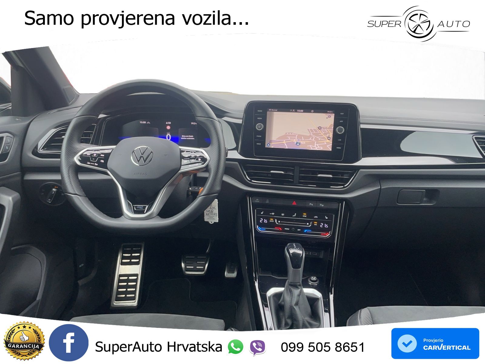 Volkswagen T-Roc 1.5 TSI (150 KS) DSG R-Line LED+GR SJED+ACC