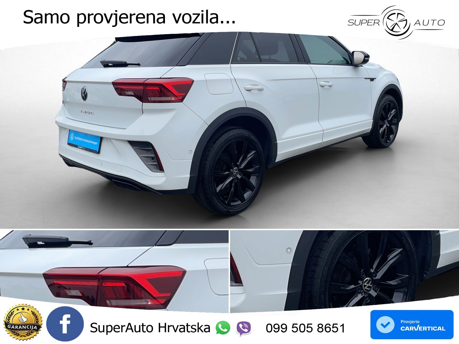 Volkswagen T-Roc 1.5 TSI (150 KS) DSG R-Line LED+GR SJED+ACC