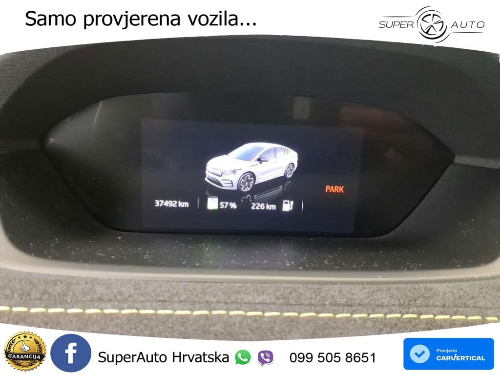 Škoda Enyaq iV RS 82 kWh (299 KS) AWD LED+GR SJED+ACC