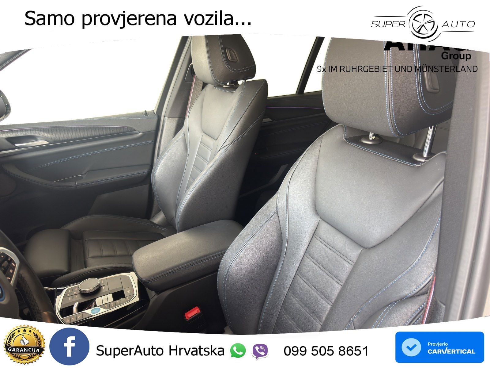 BMW iX3 80 kWh (286 KS) ACC+HEAD+GR SJED+360+PANO