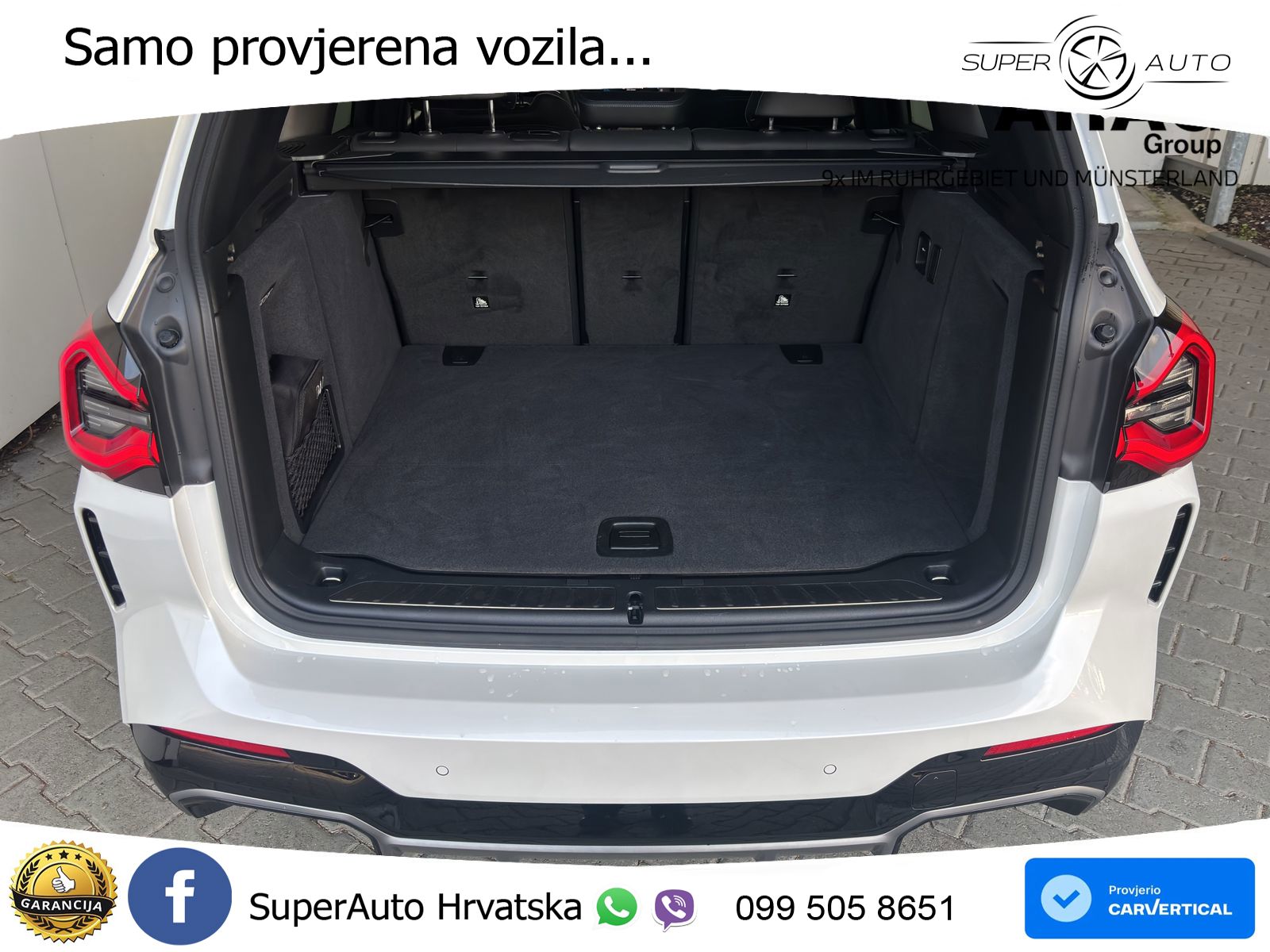 BMW iX3 80 kWh (286 KS) ACC+HEAD+GR SJED+360+PANO