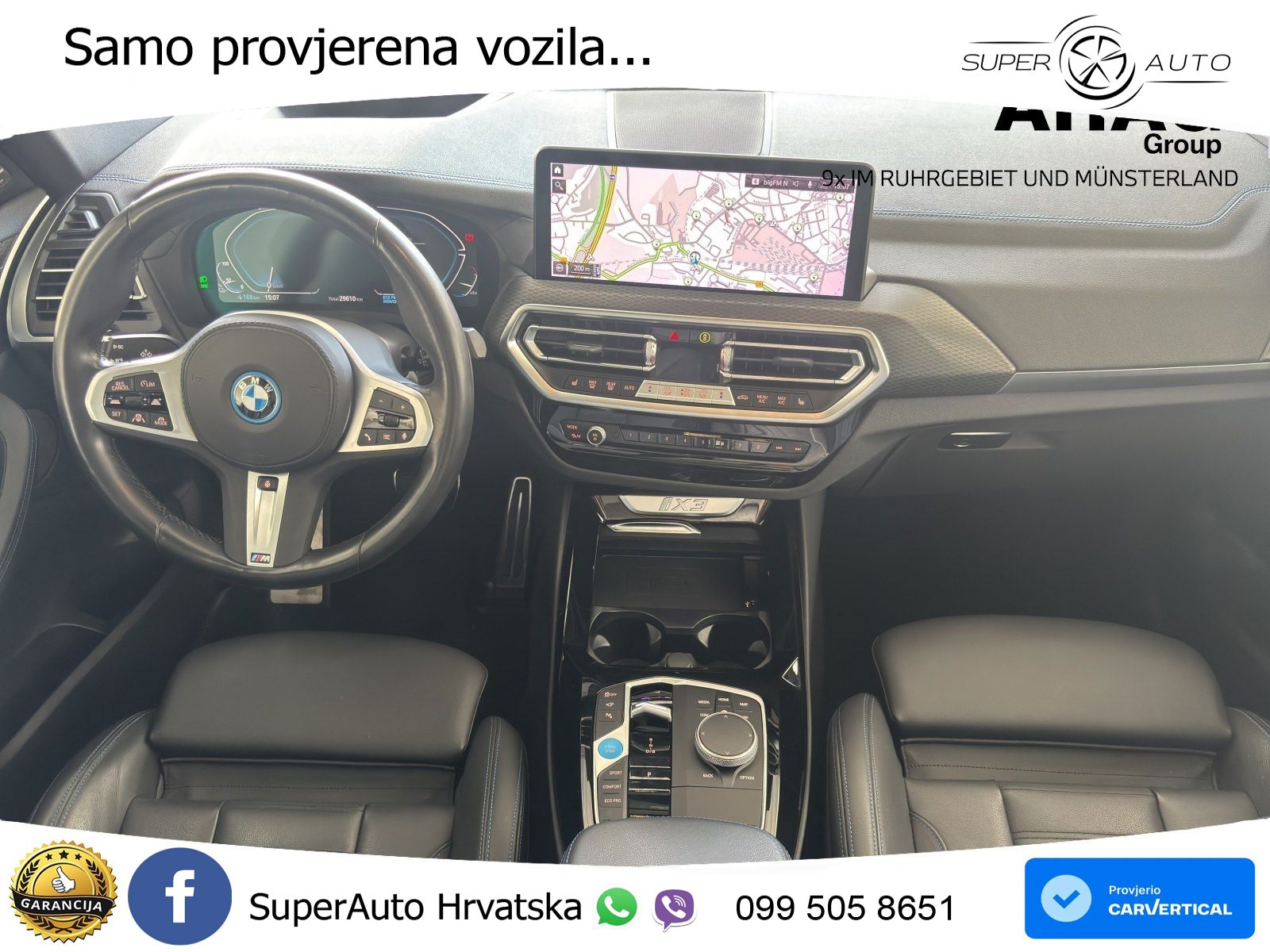 BMW iX3 80 kWh (286 KS) ACC+HEAD+GR SJED+360+PANO