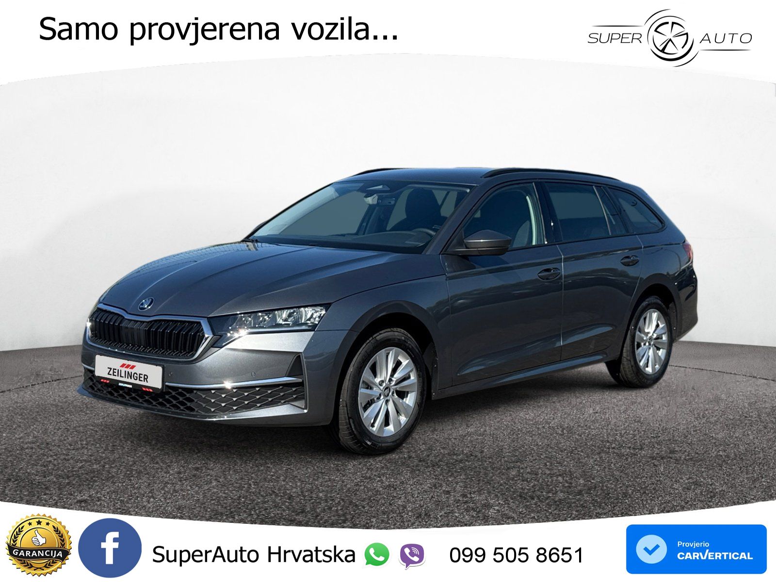 Škoda Octavia Combi 2.0 TDI (150 KS) DSG Selection LED+GR SJED+ACC