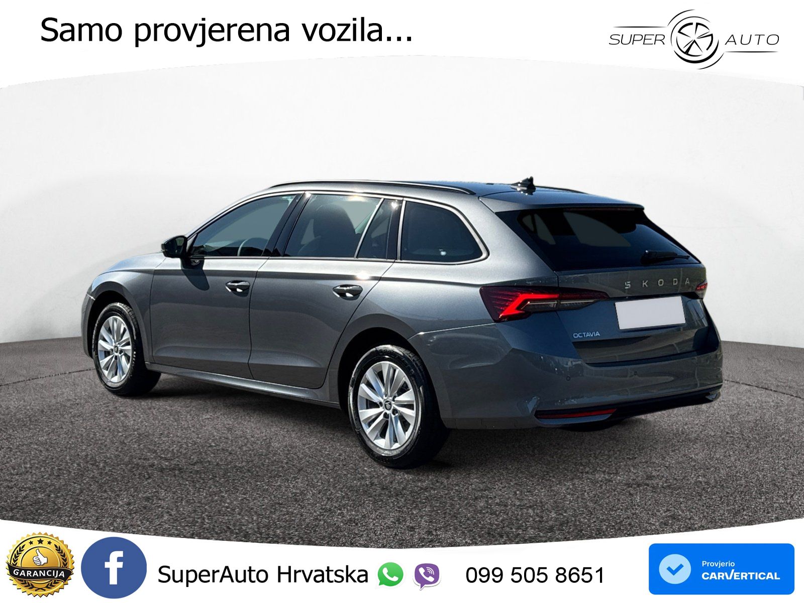 Škoda Octavia Combi 2.0 TDI (150 KS) DSG Selection LED+GR SJED+ACC