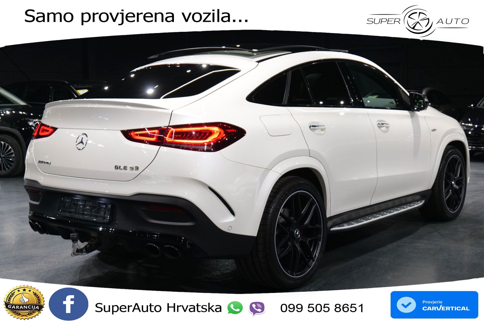 Mercedes AMG GLE Coupe 53 (435 KS) EQ Boost 4MATIC+ AMG SPEEDSHIFT TCT 9G ACC+HEAD+4xGR SJED+360+PANO