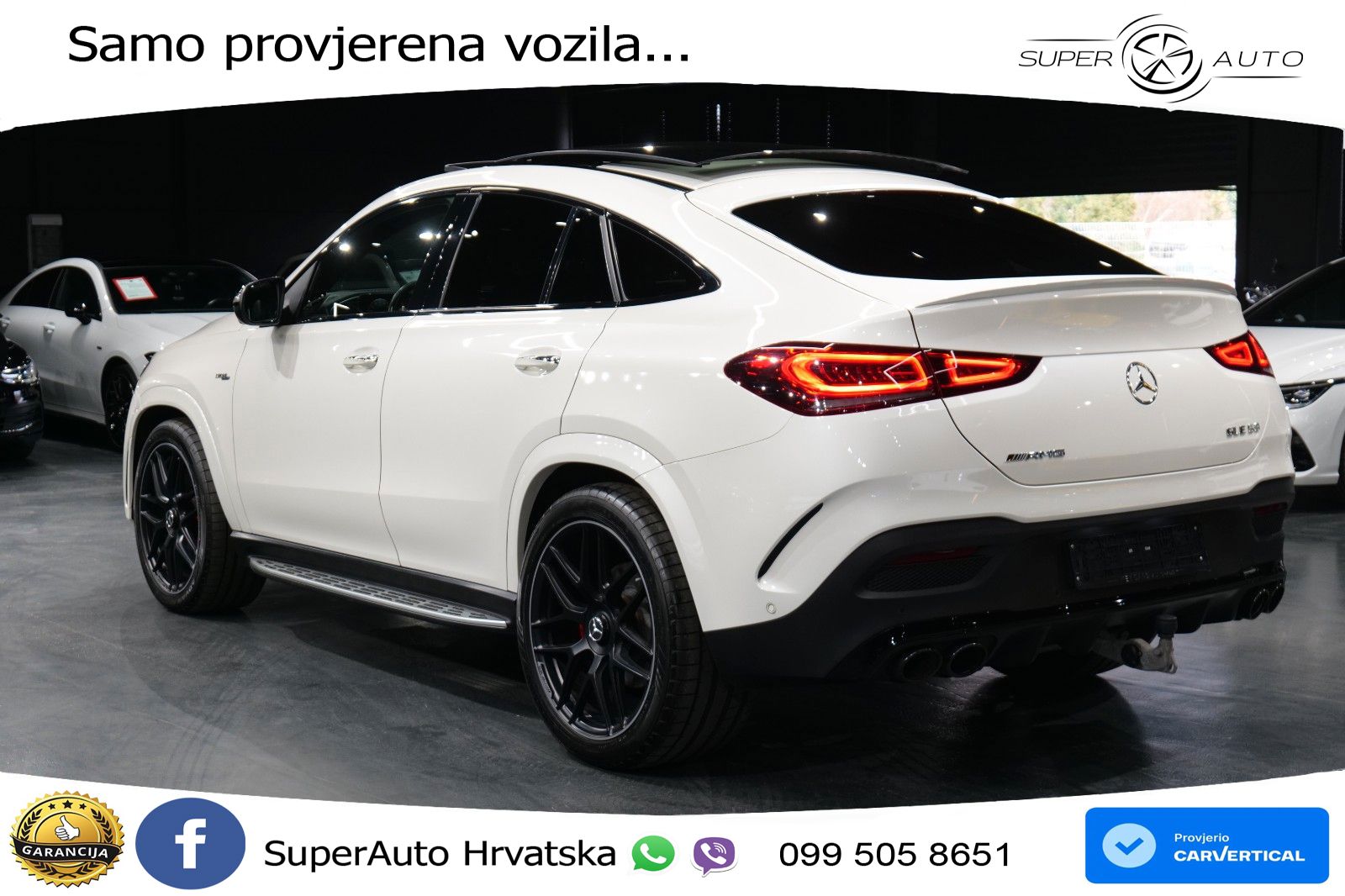Mercedes AMG GLE Coupe 53 (435 KS) EQ Boost 4MATIC+ AMG SPEEDSHIFT TCT 9G ACC+HEAD+4xGR SJED+360+PANO