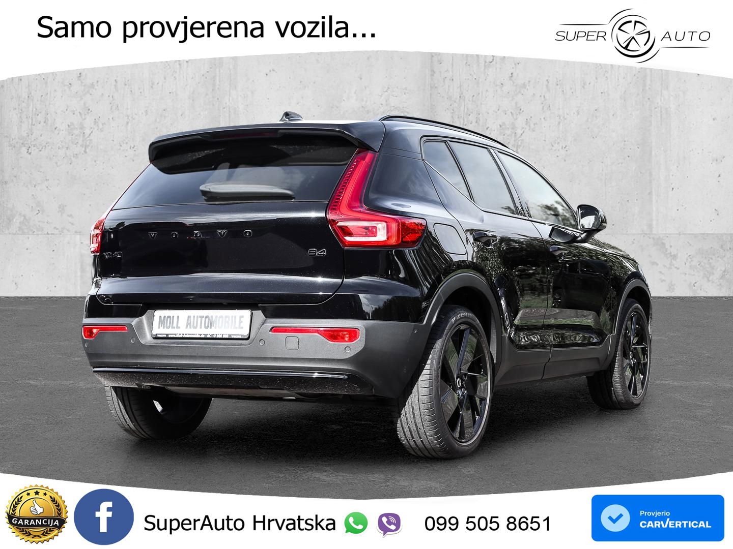 Volvo XC40 2.0 B4 AWD 197 KS Automatic ACC+GR SJED+360+PANO