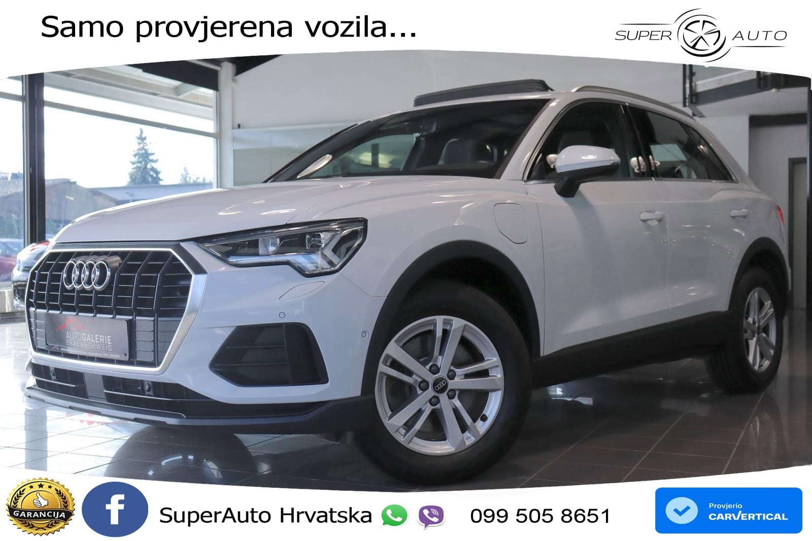 Audi Q3 45 TFSIe (245 KS) S tronic S line LED+GR SJED+ACC