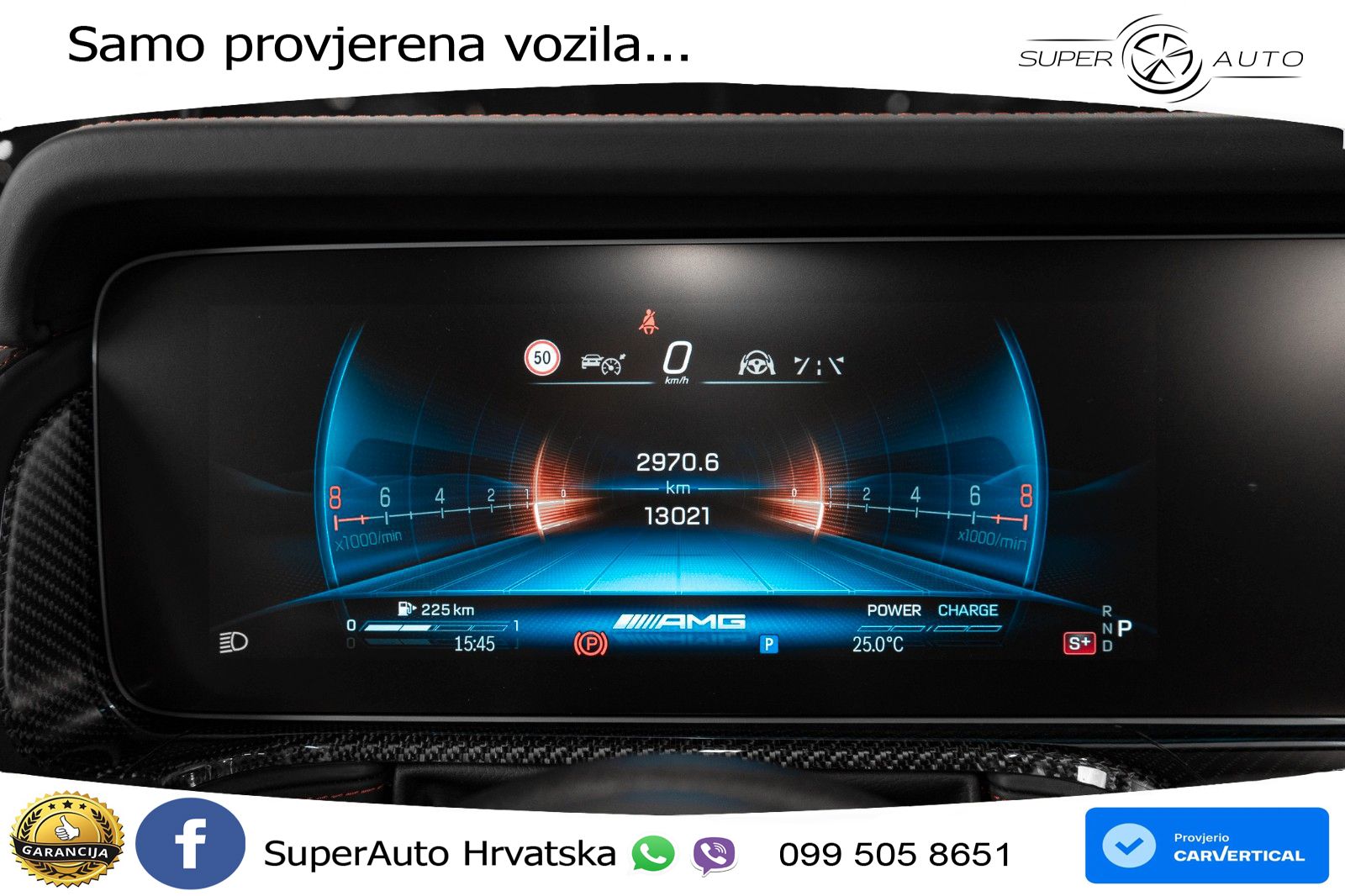 Mercedes AMG G 63 Long V8 (585 KS) 4MATIC 9G-TRONIC AMG SPEEDSHIFT TCT ACC+HEAD+4xGR SJED+360+PANO