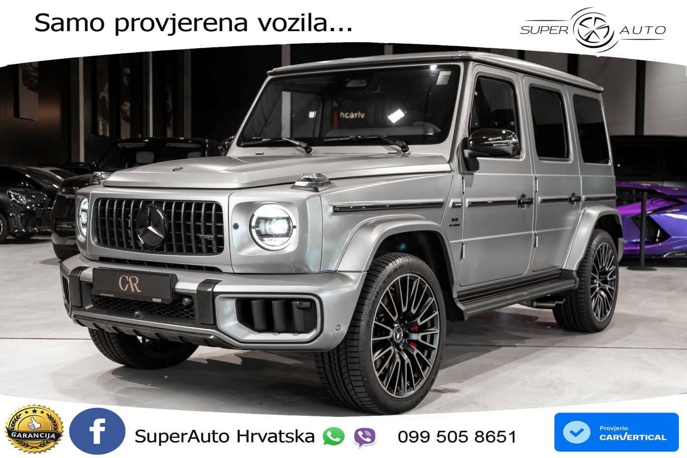 Mercedes AMG G 63 Long V8 (585 KS) 4MATIC 9G-TRONIC AMG SPEEDSHIFT TCT ACC+HEAD+4xGR SJED+360+PANO