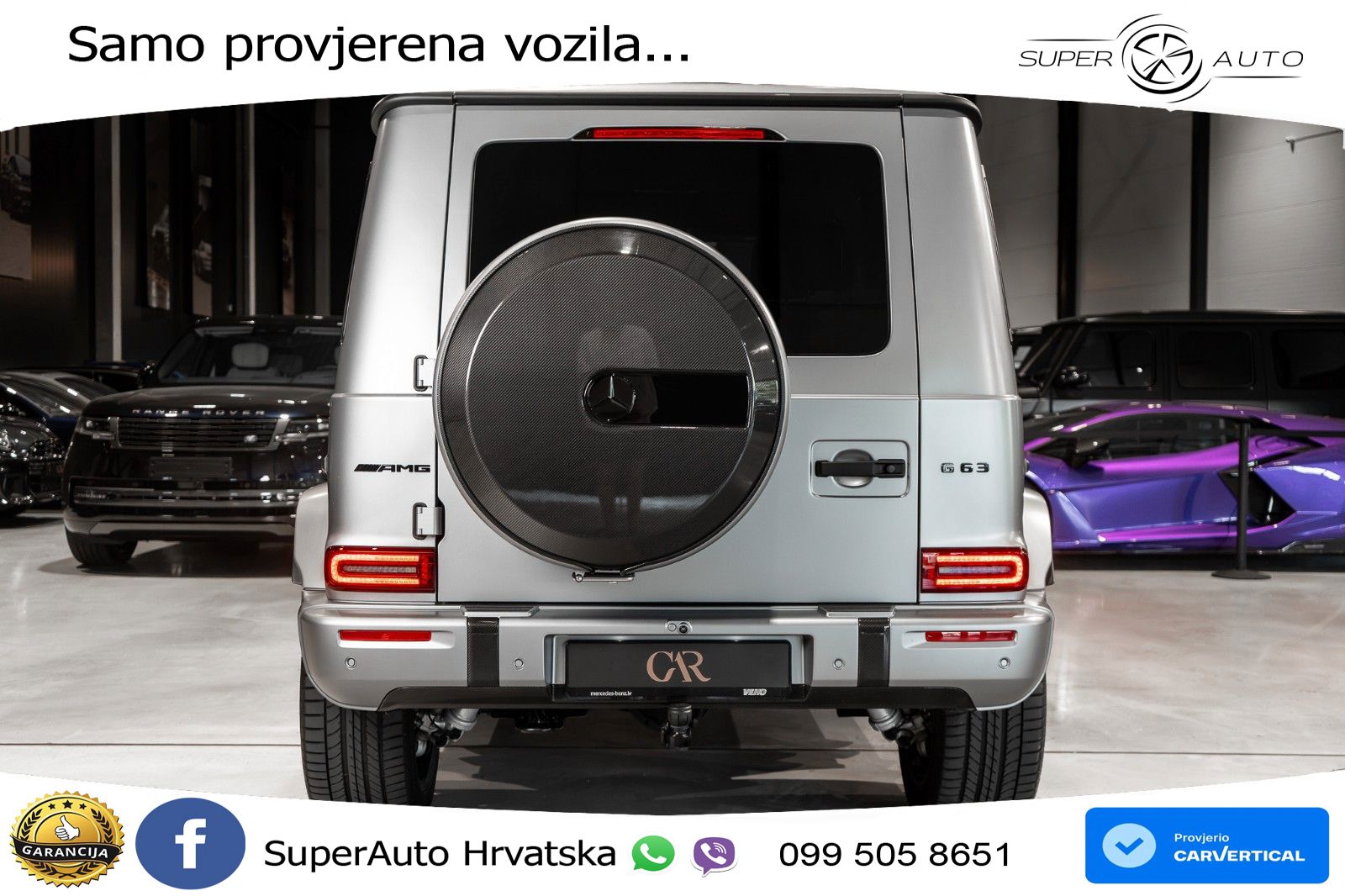 Mercedes AMG G 63 Long V8 (585 KS) 4MATIC 9G-TRONIC AMG SPEEDSHIFT TCT ACC+HEAD+4xGR SJED+360+PANO