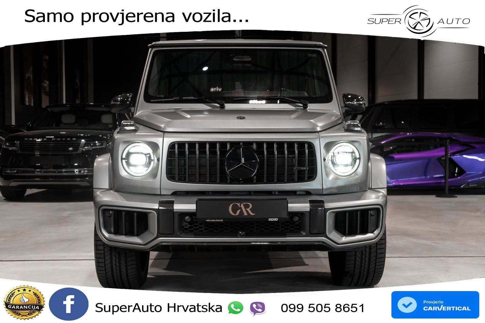 Mercedes AMG G 63 Long V8 (585 KS) 4MATIC 9G-TRONIC AMG SPEEDSHIFT TCT ACC+HEAD+4xGR SJED+360+PANO