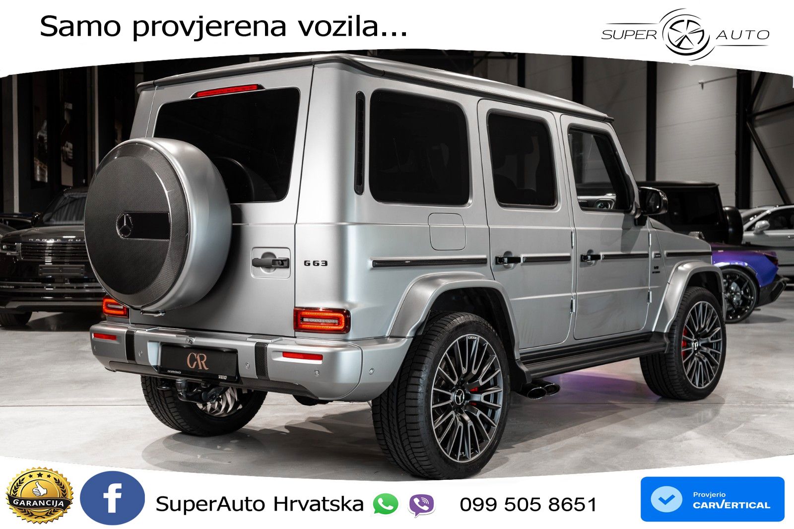 Mercedes AMG G 63 Long V8 (585 KS) 4MATIC 9G-TRONIC AMG SPEEDSHIFT TCT ACC+HEAD+4xGR SJED+360+PANO
