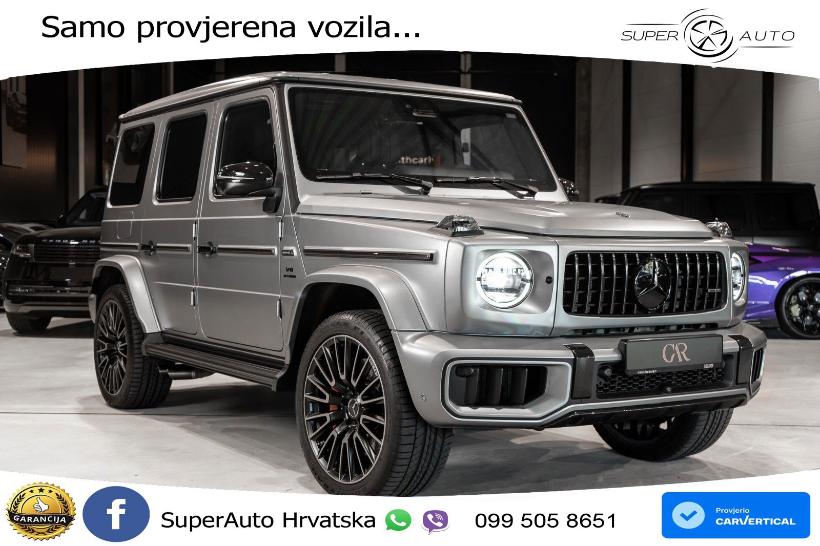 Mercedes AMG G 63 Long V8 (585 KS) 4MATIC 9G-TRONIC AMG SPEEDSHIFT TCT ACC+HEAD+4xGR SJED+360+PANO