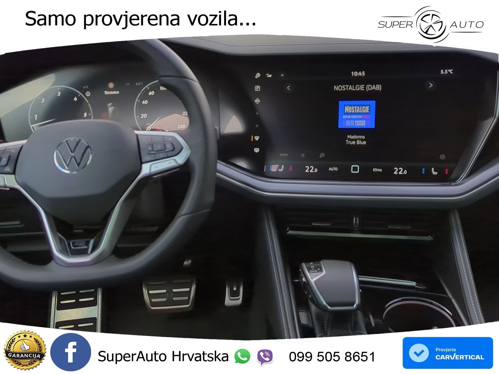 Volkswagen Touareg 3.0 V6 TDI (286 KS) 4MOTION Tiptronic ZRAČNI+ACC+GR SJED+KAM+PANO