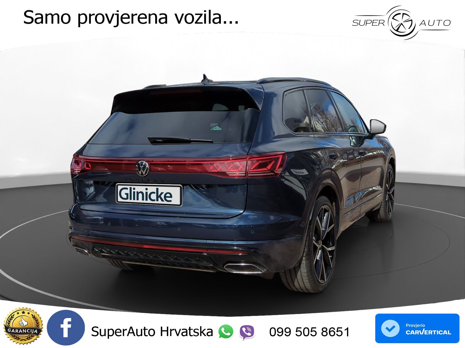 Volkswagen Touareg 3.0 V6 TDI (286 KS) 4MOTION Tiptronic ZRAČNI+ACC+GR SJED+KAM+PANO