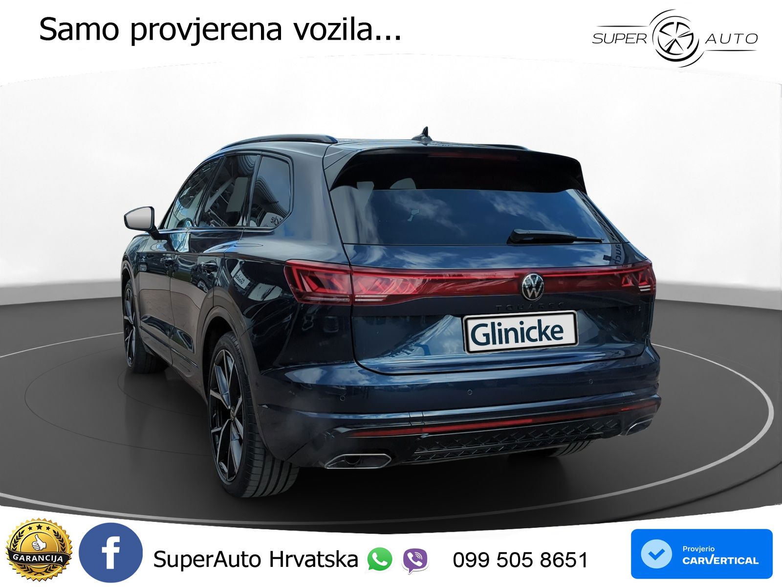 Volkswagen Touareg 3.0 V6 TDI (286 KS) 4MOTION Tiptronic ZRAČNI+ACC+GR SJED+KAM+PANO