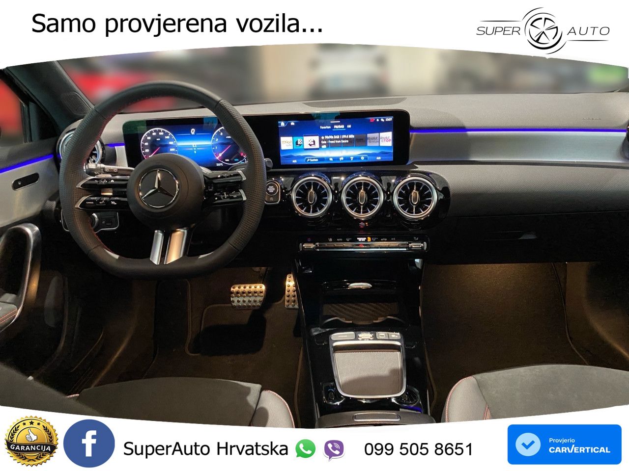Mercedes-Benz A 200 7G-DCT AMG LED+GR SJED+ACC