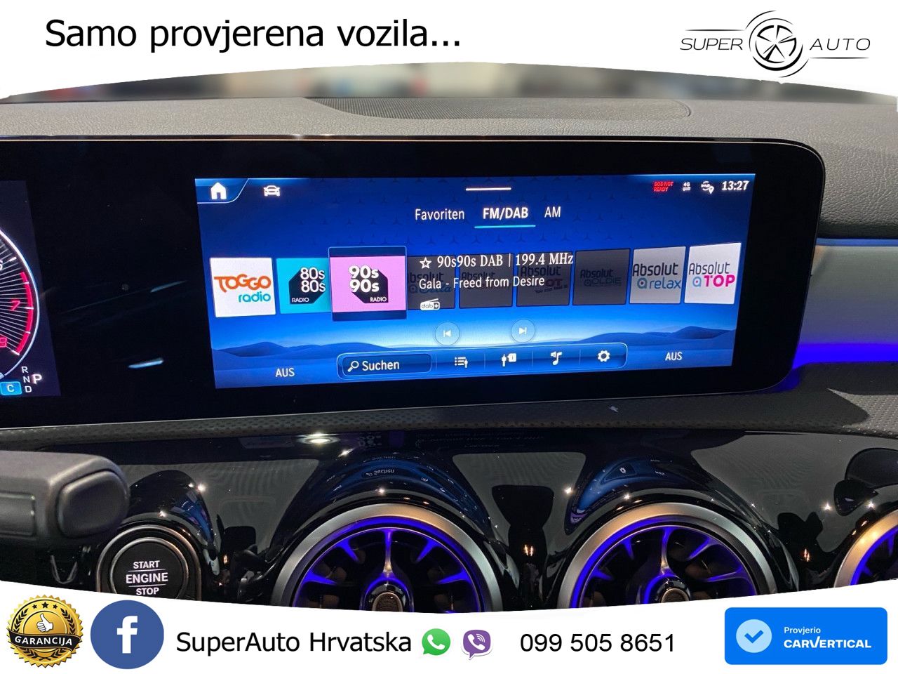 Mercedes-Benz A 200 7G-DCT AMG LED+GR SJED+ACC