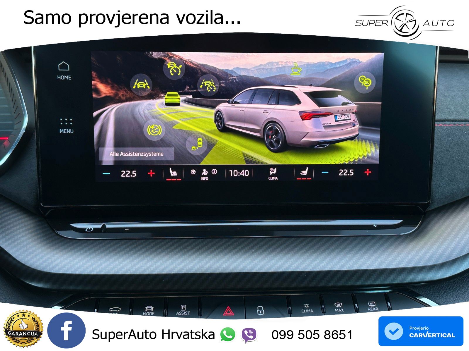 Škoda Octavia Combi RS 2.0 TSI (245 KS) DSG LED+GR SJED+ACC
