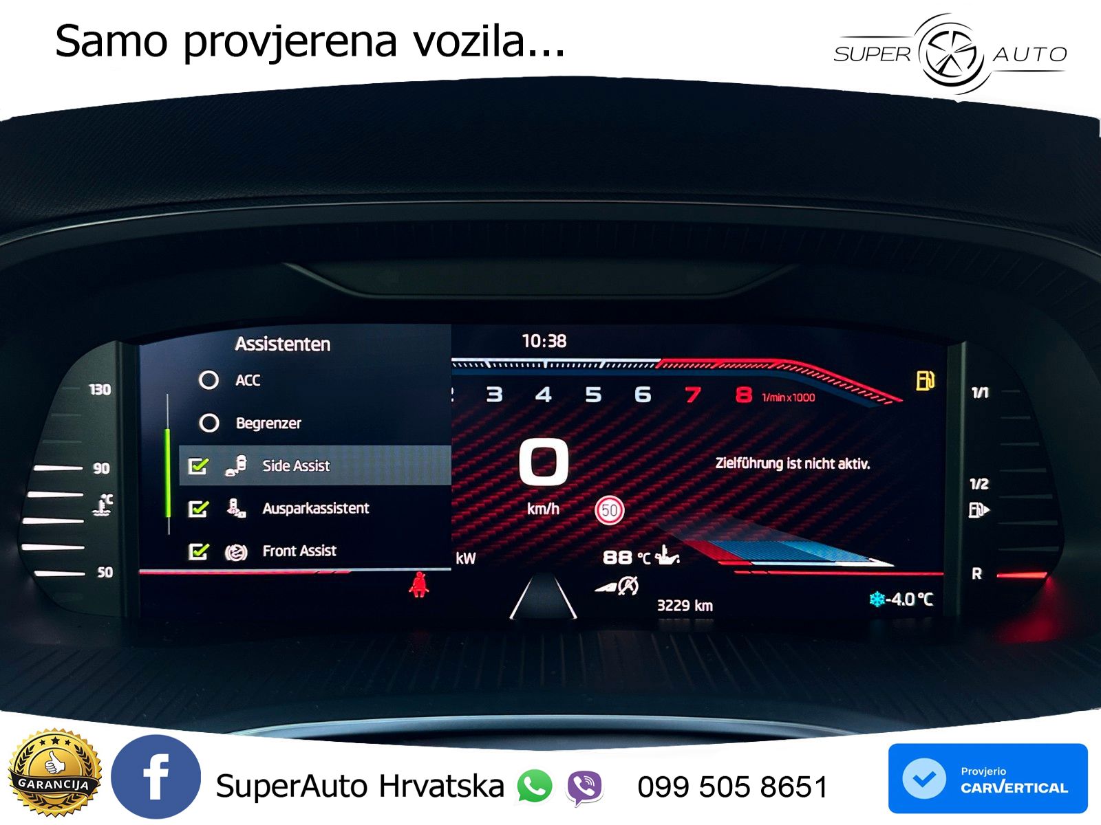 Škoda Octavia Combi RS 2.0 TSI (245 KS) DSG LED+GR SJED+ACC