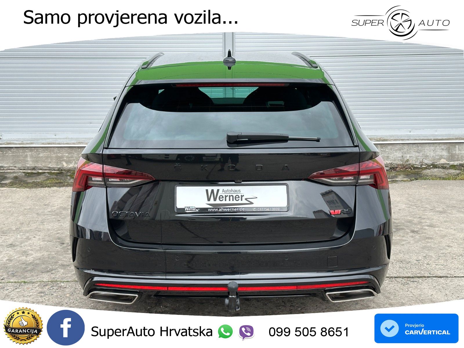 Škoda Octavia Combi RS 2.0 TSI (245 KS) DSG LED+GR SJED+ACC