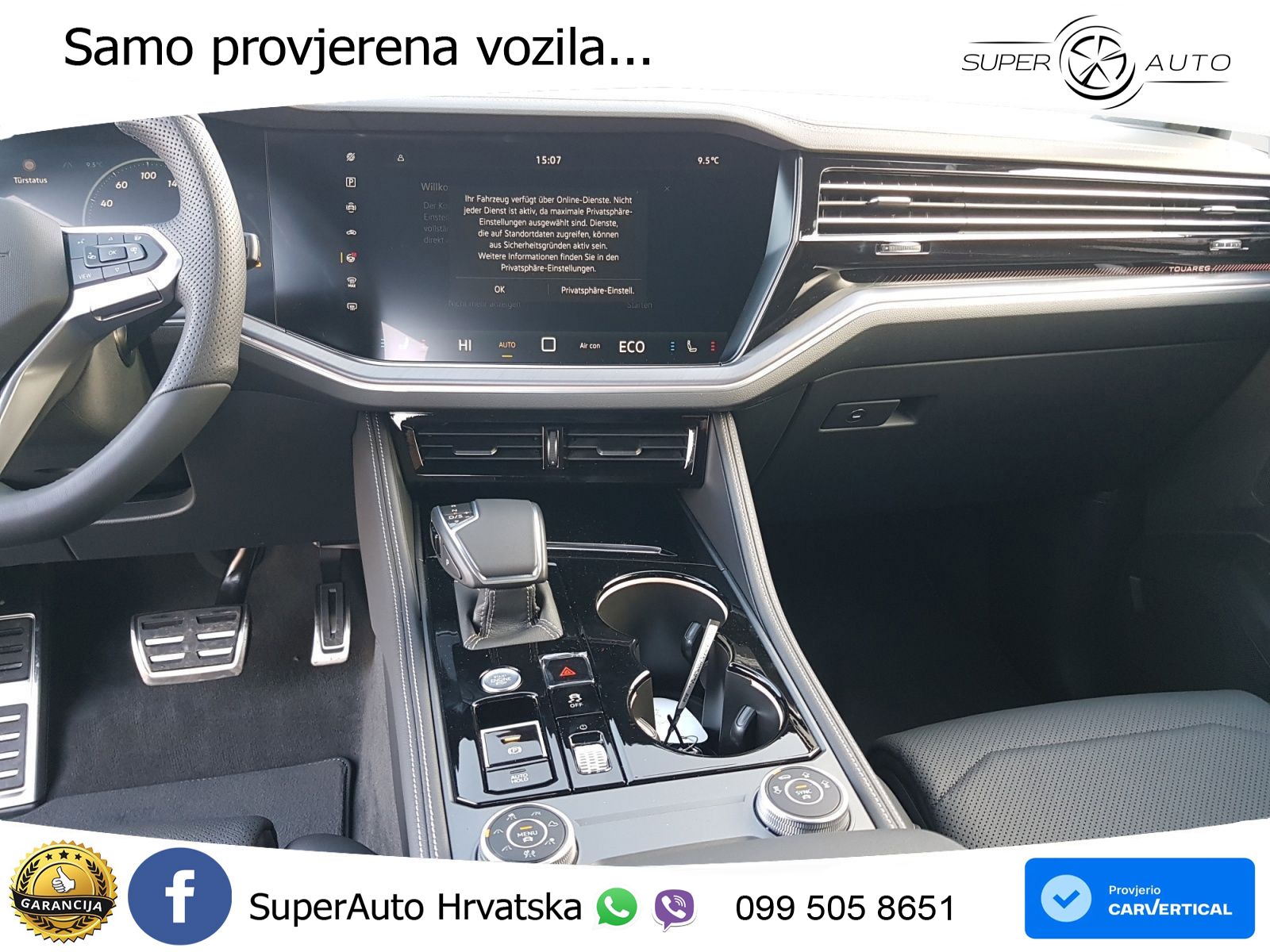 Volkswagen Touareg 3.0 V6 TDI (286 KS) 4MOTION Tiptronic ZRAČNI+ACC+GR SJED+KAM+PANO