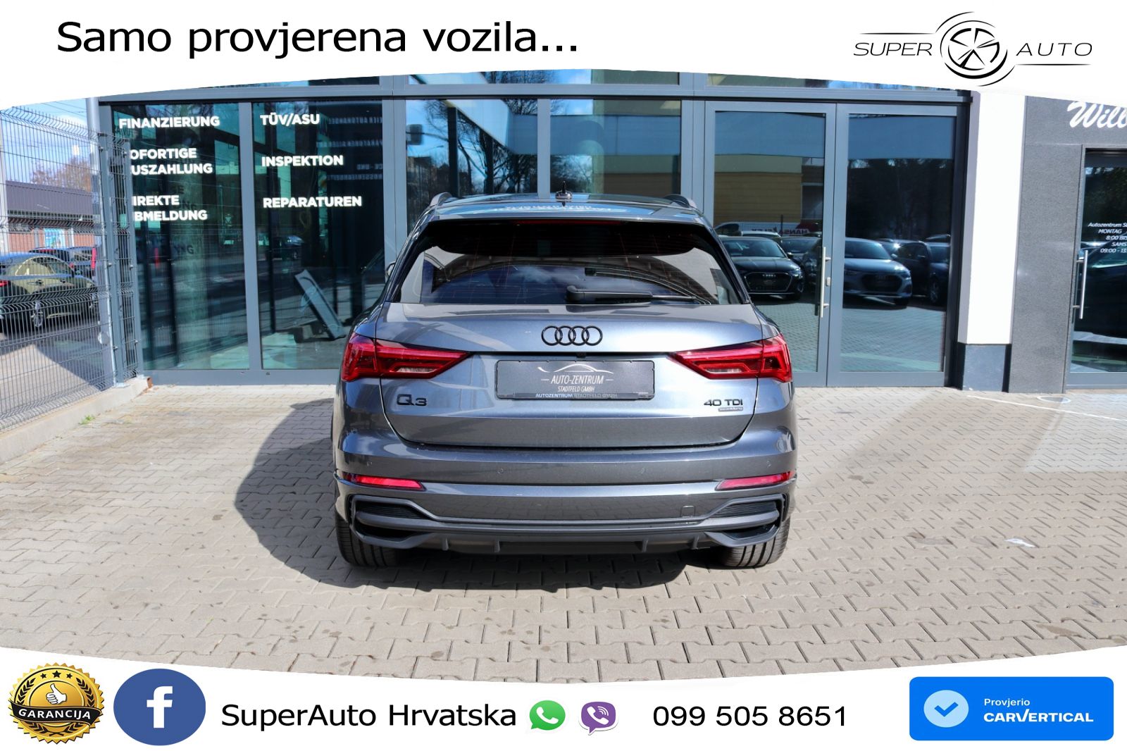 Audi Q3 40 TDI (200 KS) quattro S tronic S line LED+GR SJED+ACC