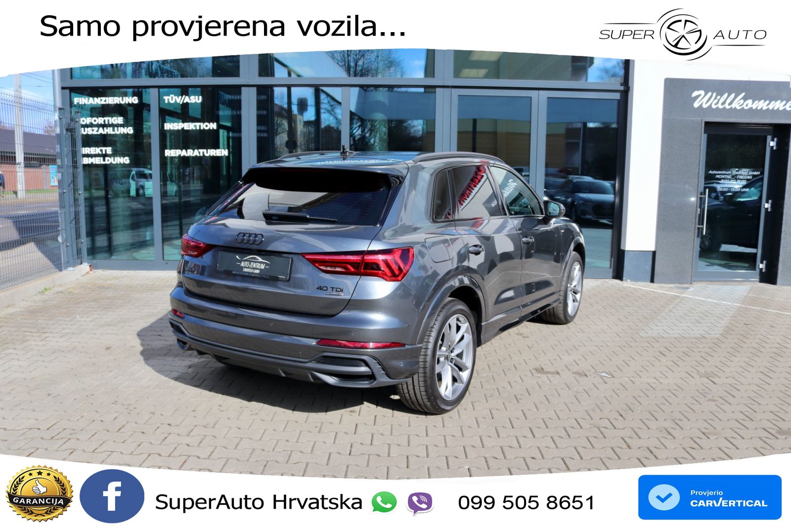 Audi Q3 40 TDI (200 KS) quattro S tronic S line LED+GR SJED+ACC