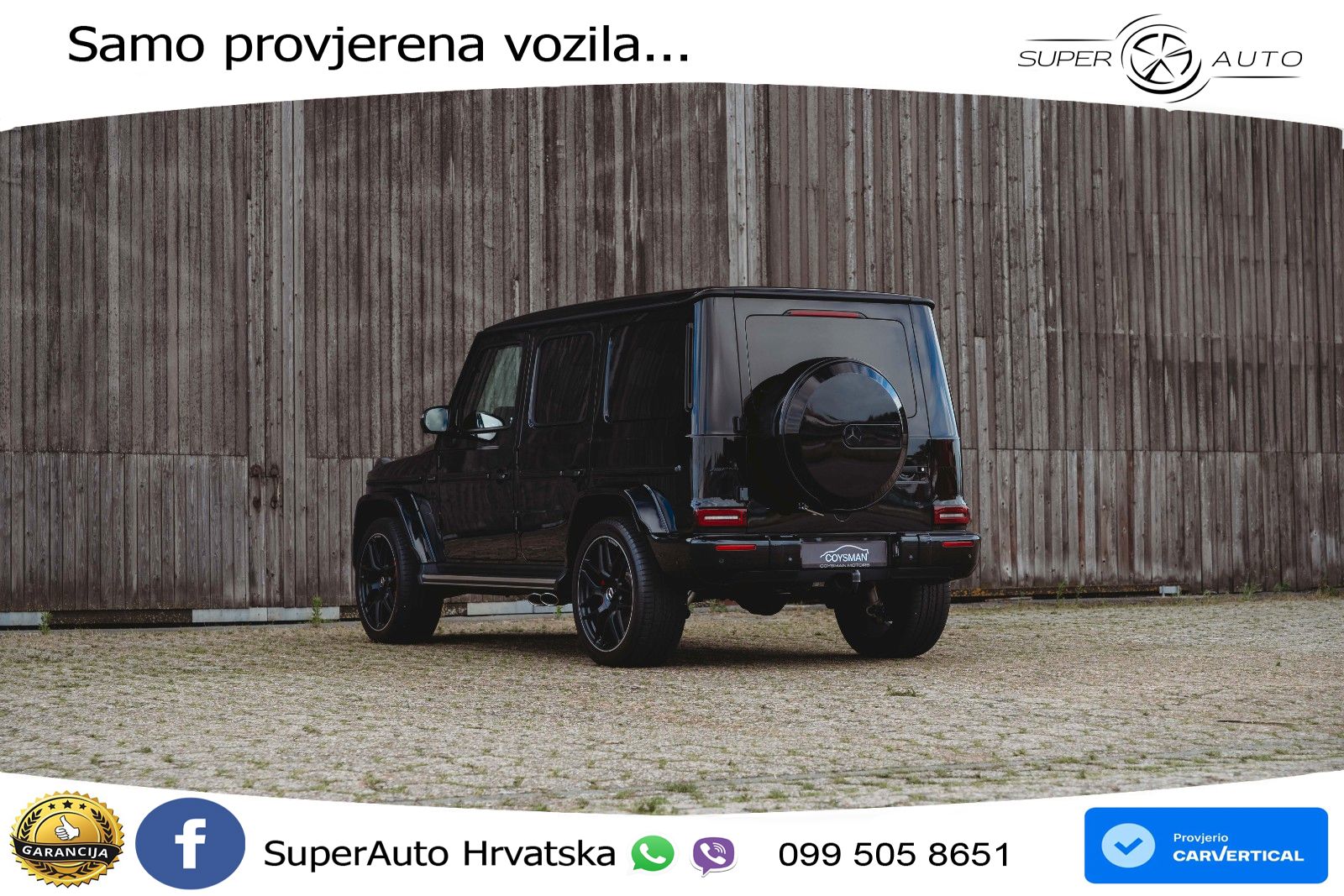 Mercedes AMG G 63 Long V8 (585 KS) 4MATIC 9G-TRONIC AMG SPEEDSHIFT TCT Superior ACC+GR SJED+360+PANO