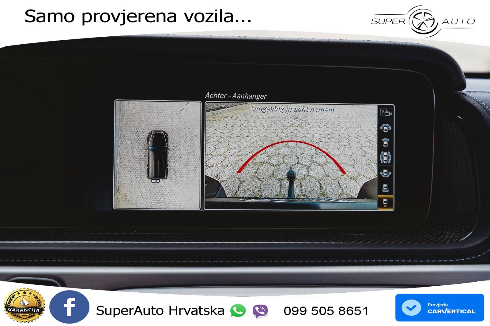 Mercedes AMG G 63 Long V8 (585 KS) 4MATIC 9G-TRONIC AMG SPEEDSHIFT TCT Superior ACC+GR SJED+360+PANO