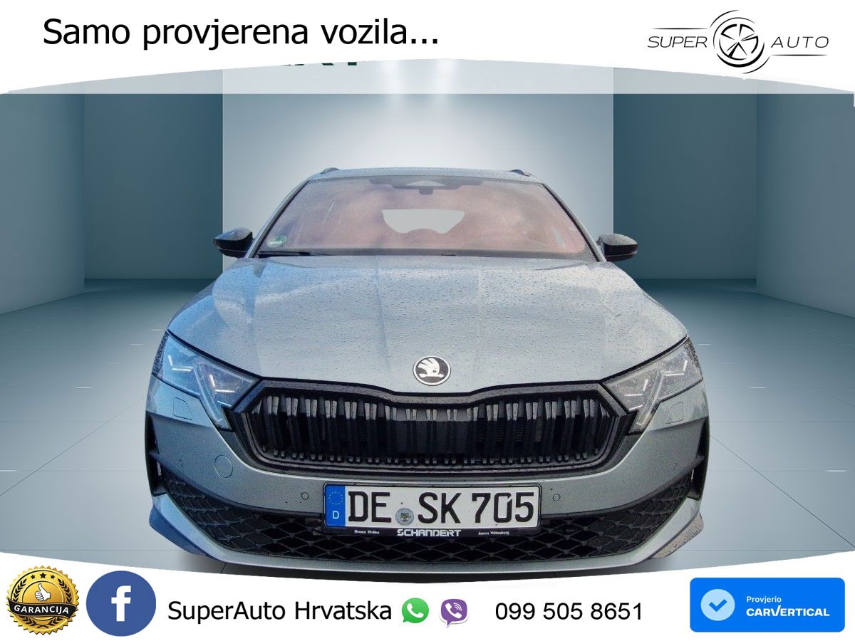 Škoda Octavia Combi 2.0 TDI (150 KS) DSG SportLine MATRIX+GR SJED+KAM