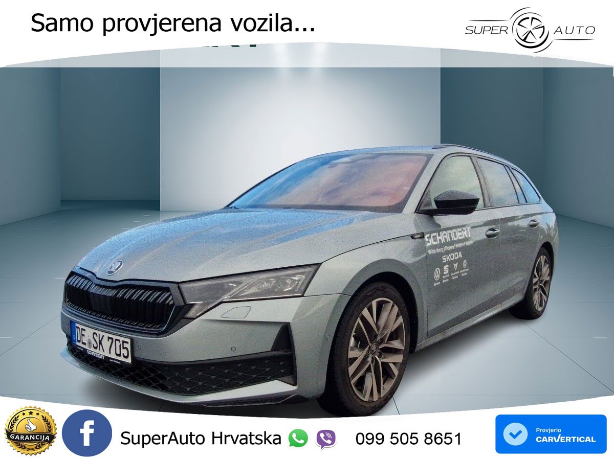 Škoda Octavia Combi 2.0 TDI (150 KS) DSG SportLine MATRIX+GR SJED+KAM