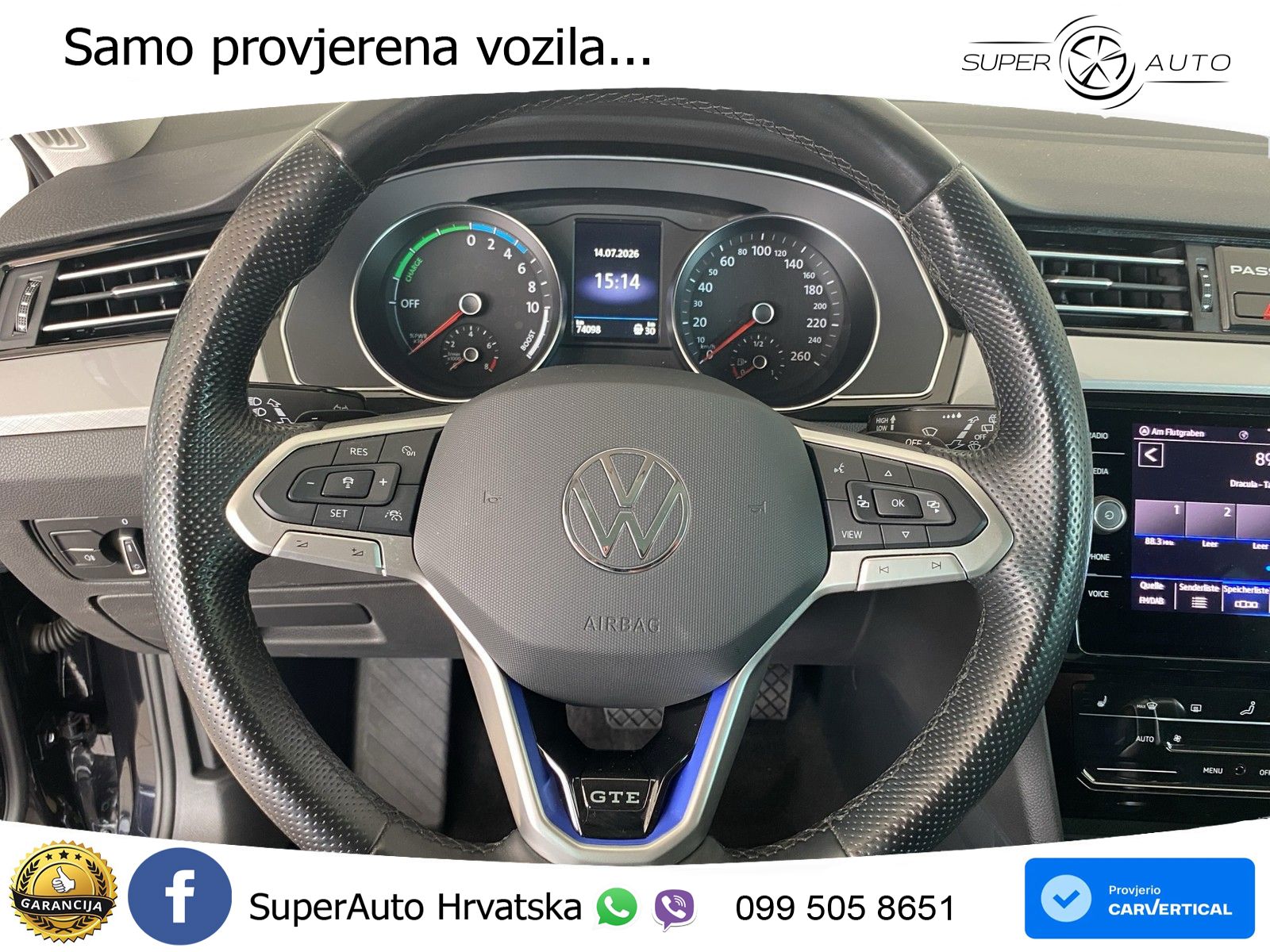 Volkswagen Passat Variant GTE 1.4 TSI (218 KS) DSG LED+GR SJED+ACC