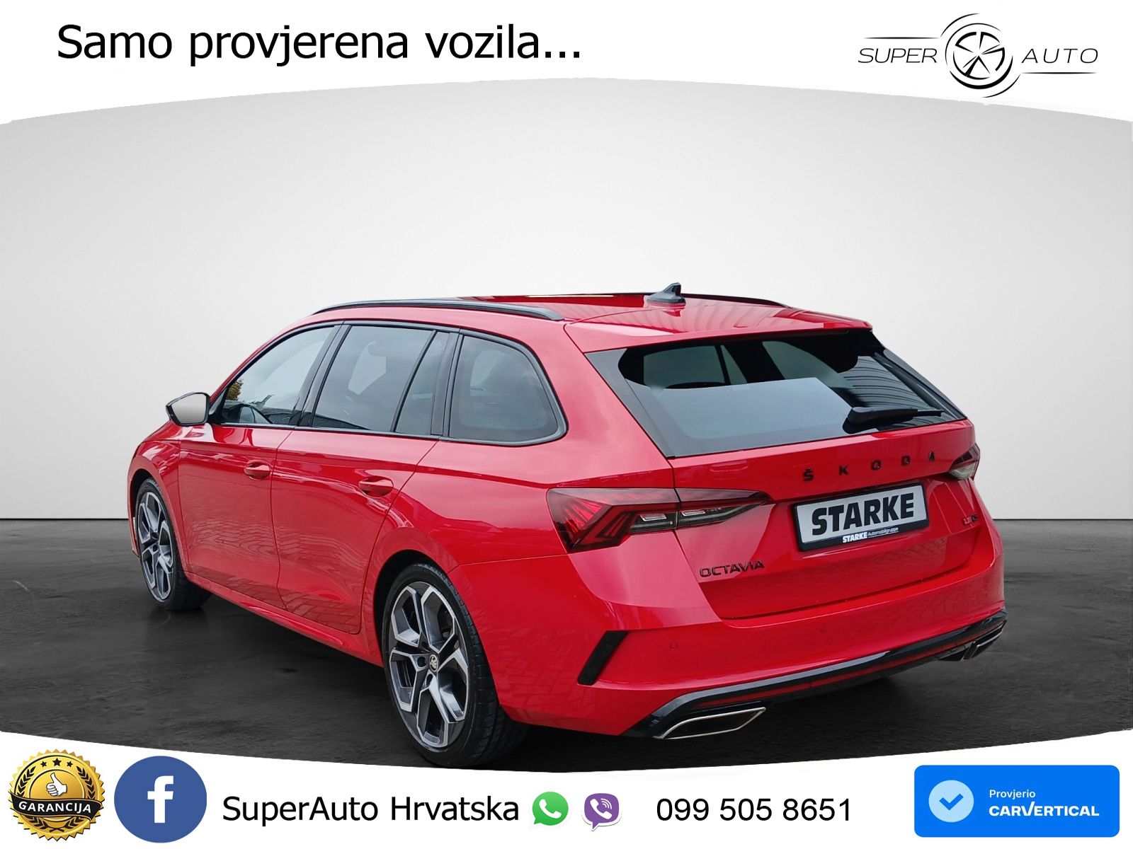 Škoda Octavia Combi RS 2.0 TSI (245 KS) DSG MATRIX+GR SJED+KAM