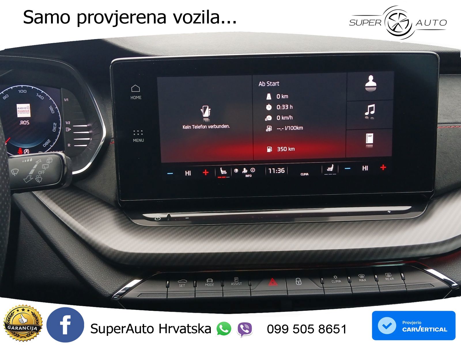 Škoda Octavia Combi RS 2.0 TSI (245 KS) DSG MATRIX+GR SJED+KAM