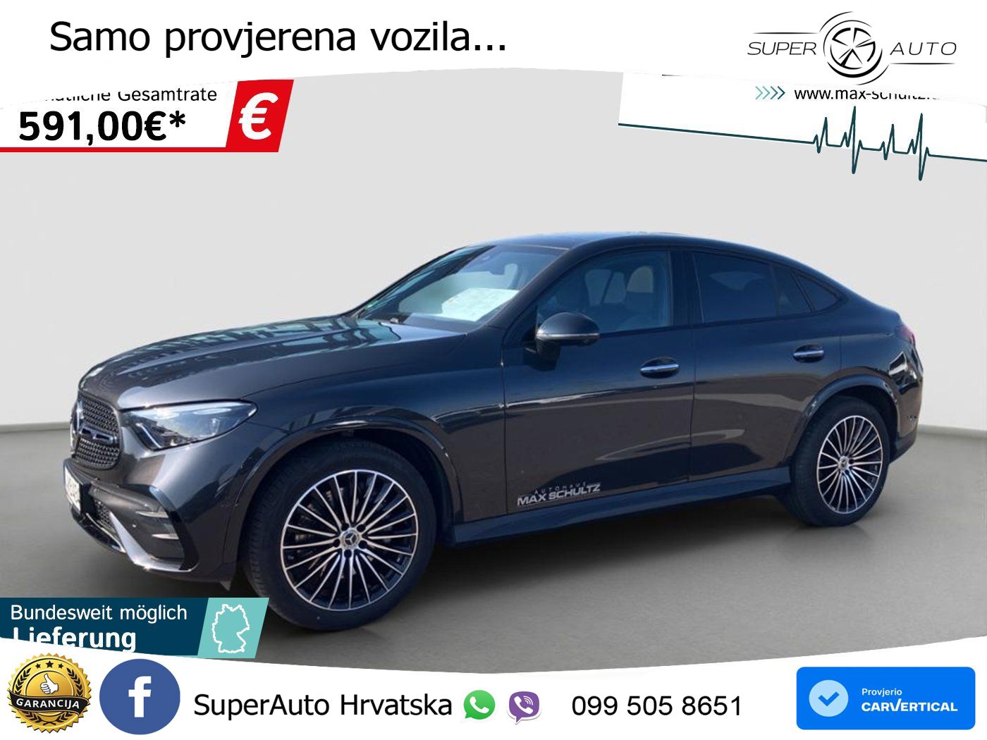 Mercedes GLC Coupe 300d (269 KS) 4MATIC 9G-TRONIC AMG ACC+GR SJED+360+PANO