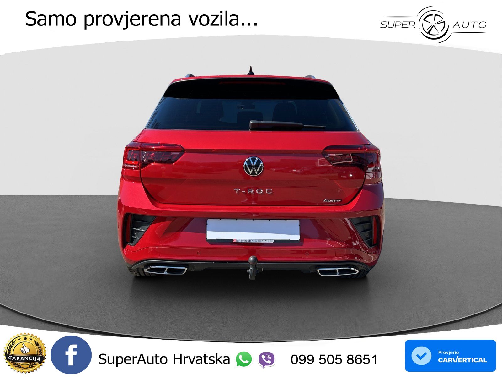 Volkswagen T-Roc I 2.0 TSI (190 KS) 4M DSG LED+GR SJED+ACC