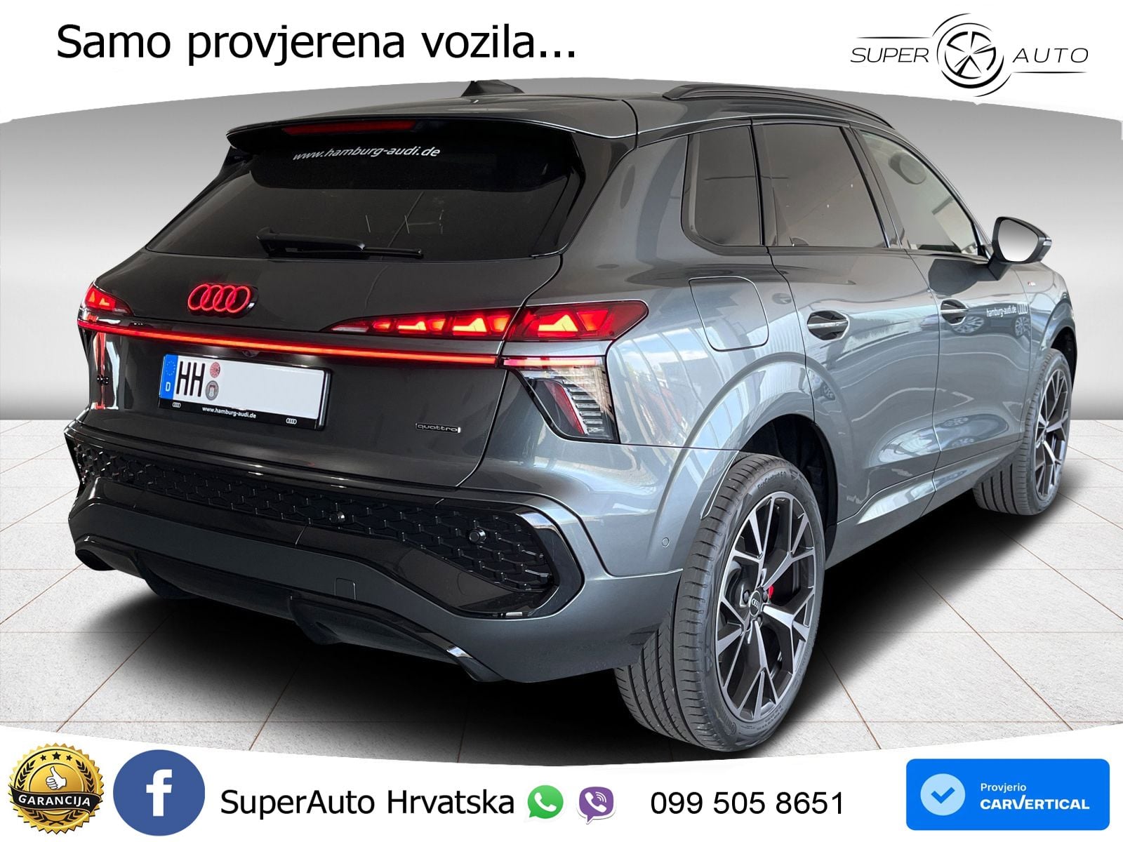 Audi Q3 2.0 TFSI (265 KS) quattro S tronic S line LED+GR SJED+ACC