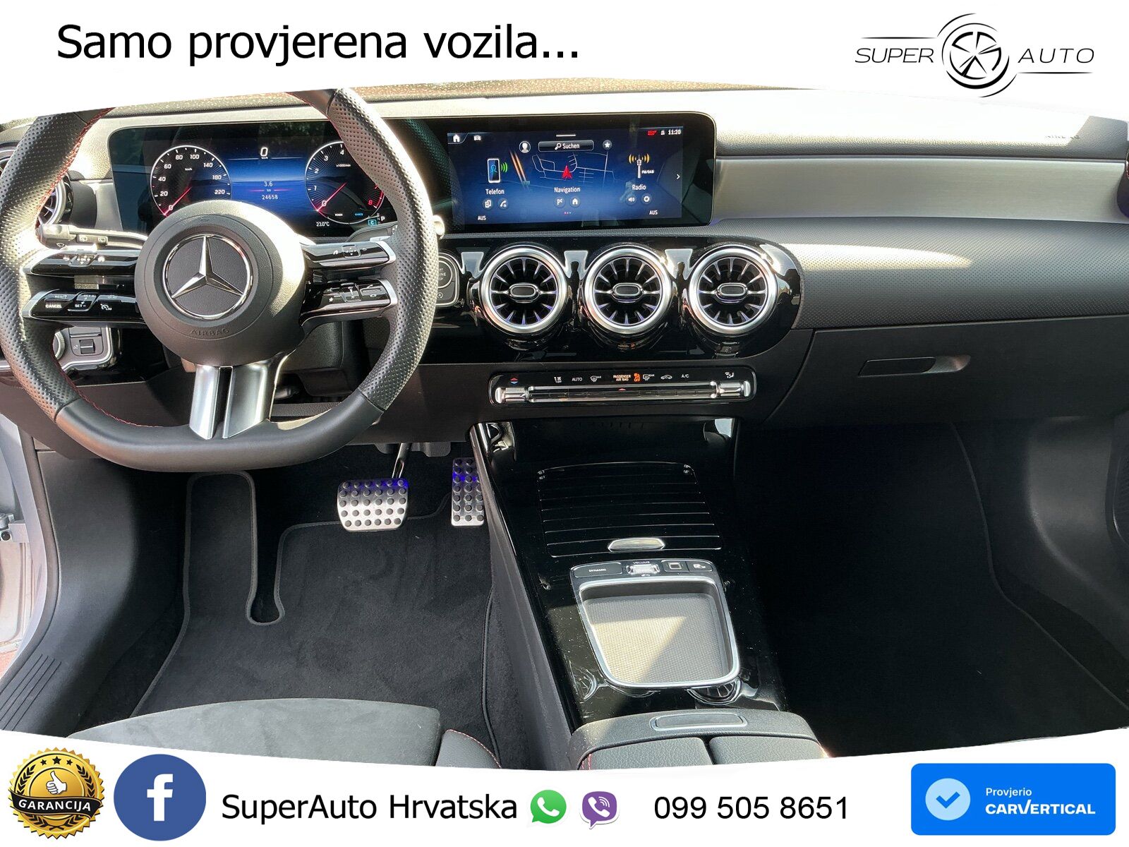 Mercedes-Benz A 180 7G-DCT AMG LED+GR SJED+ACC