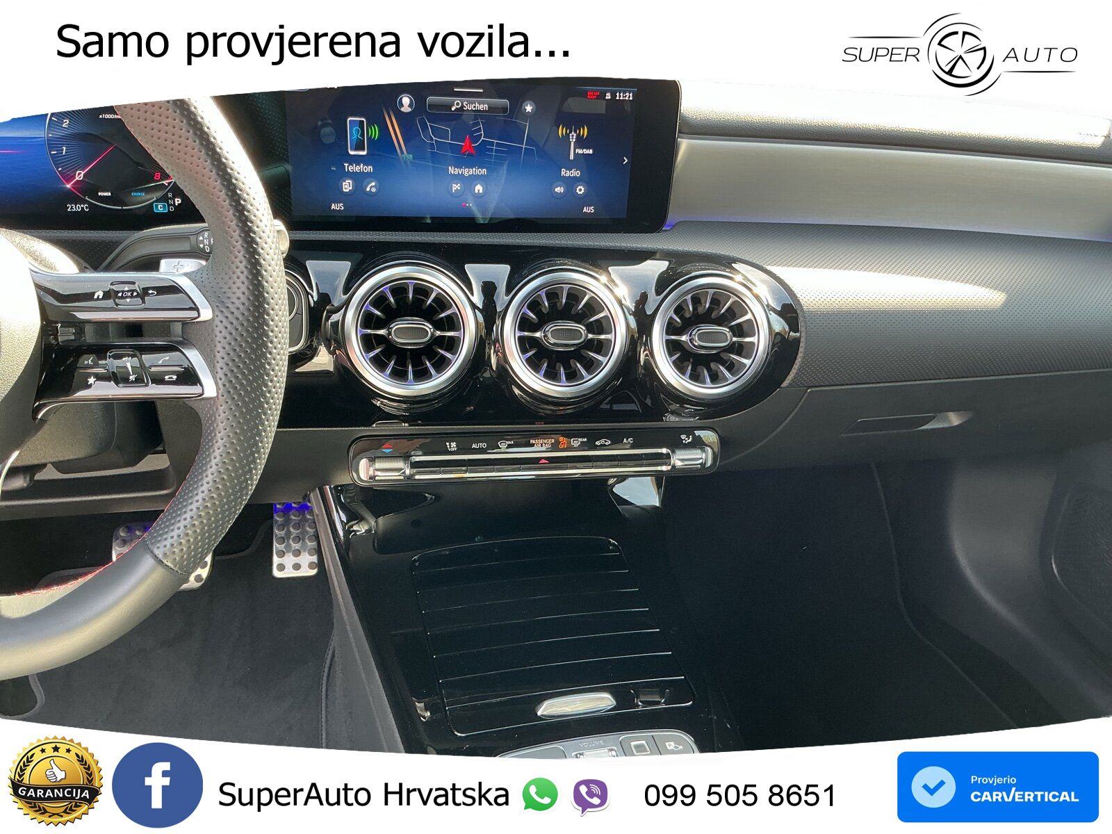 Mercedes-Benz A 180 7G-DCT AMG LED+GR SJED+ACC